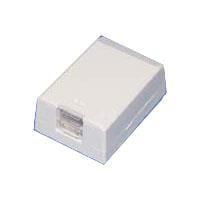 Panduit CBXQ2WH-A ກ່ອງຕິດຕັ້ງພື້ນຜິວ Surface Mount Surf Mount Box 2 Port Shuttered Ar