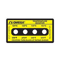 OMEGA 4B-A-250-30 Non-Reversible, Four point Horizontal Temperature Label (325 °F)