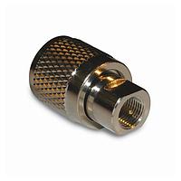 Amphenol RF 192110 ຕົວແປ RF - ລະຫວ່າງຊຸດ FME PLUG ໄປຫາ UHF PLUG ADAPTER