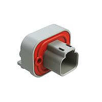 Amphenol SINE Systems AT13-2P-BM02 ຕົວເຊື່ອມ RA Flng Mnt PCB Rcpt 2POS Gry Gld Cont