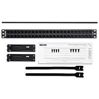 Belden AX104591 ຕູ້ຕໍ່ເສັ້ນແຟບເບີ KCONN PATCH PANEL 48-P 1U BLK