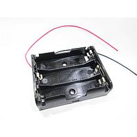 Eagle Plastic Devices 12BHC331A-GR ຖານຖ້ວມແບດເຕີຣີ 3XAA 6" LEADS CLIP CONTACTS