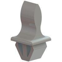 Essentra Components DCS-1 Panel Striker Striker, ທຳມະຊາດ, ຮູບສີ່ເຫດ ຂະໜາດ .286 ໃນ-.291 ໃນ