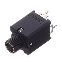 Amphenol Audio ACJS-MIV-3 ຕູ້ໂທລະສັບ 1/4" ຈໍກ PLSTC THD MTL NUT/INSERT