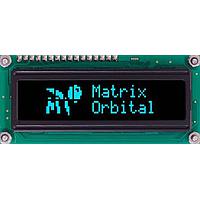 Matrix Orbital OK162-12-USB-OB-E ຈໍ OLED OLED 16 X 2 ສີຟ້າ ອຸນຫະພູມຂະຫນາດກວ້າງ USB
