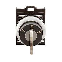 Eaton M22M-WS ສະຫນັບສະຫນູນ Keylock 2-POS MOM KEY SEL SWTCH METAL-BZL WD-0