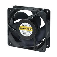 Sanyo Denki 9ADW1601H5H001 ພັງ AC/DC ພັງລົມ AC, DC Axial Fan, 160x160x51mm, 100-240VAC, Splash Proof, Speed Sensor, IP56