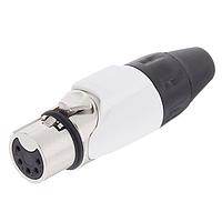 Amphenol Audio AX5F9M ຕົວເຊື່ອມສາຍສະເພາະ 5P SOCKET F PLUG WHITE MARK SLEEVE