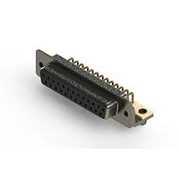 EDAC 622-M25-360-BN3 ຕົວເຊື່ອມ D-Sub - ຄວາມໜາ້ຄວາມຖືກມາດຕະຖານ EDAC ມຸມຂວາ ຕົວເຊື່ອມ D-Sub