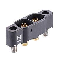 Harwin KA1-MV10205M1 ຕົວເຊື່ອມ 2P M SIL VRT Thr brd CNCTR W/Scrw-Locks