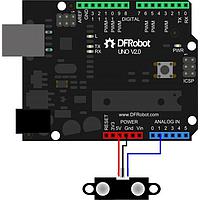 DFRobot SEN0143 ອຸປະກອນວັດລະດັບລະດັບລະດັບລະດັບ Sharp GP2Y0A41SK0F IR Distance Sensor