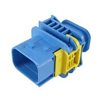 AMP Connectors - TE Connectivity 4-1564512-1 ກອງປົກຄຸມ 8POS, TAB 1.6X0.6, TAB HSG, ASSY