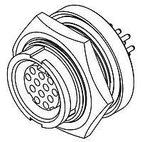 CONXALL W4292-12SG-300 ຕົວເຊື່ອມ MU WR PNL 12 #20 SKT PCT-LONG