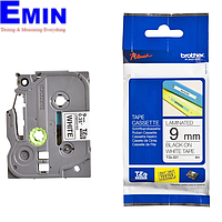 BROTHER TZe-221 ປ້າຍກຳກັບ (Black on white Tape Print 9mm)