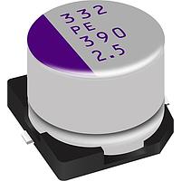 PANASONIC 2R5SVPE820M ອາລູມິນຽມ ໂປລິເມີ ຄາປາຊິເຕີ 2.5VDC 820uF 20% 3900mA 10mOhm