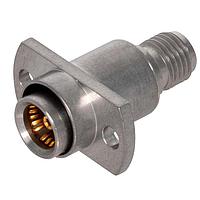 HUBER+SUHNER 37_BMA-SMA-50-1/1--_UE ຕົວແປ RF - ລະຫວ່າງຊຸດ BMA jack(f) ໄປຫາ SMA jack(f) flange