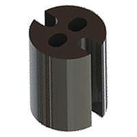 Essentra Components LEDS1-8-26 ຕິດຕັ້ງ LED LED Spacer,T-1,ສີດຳ,1/2 in Spc