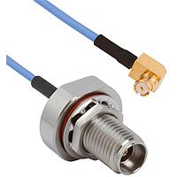 Amphenol SV Microwave FRSMP-047-FB292-120 ສາຍສັນຍານ RF SMP R/A F 2.92mm BKHD F 12" Cable