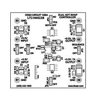 Analog Devices DC1356A ບອດທົດລອງຄວບຄຸມແຮງດັບສະຫນາມ Hot Swap Voltage Controller LTC1645CS8 Demoboard - 2-Supply Hot Swap