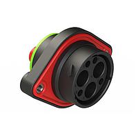 Amphenol SINE Systems AHDP02-24-07PN-SRACL22 ປະຕູຮັບ 7 ຕຳແໜ່ງ, ປິດກັນຂະໜາດ 24