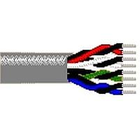 Belden 8757 0601000 ອອດິໂອ, ການຄວບຄຸມ ແລະ ເຄື່ອງມືວັດຄຸນ 22AWG 4PR UNSHLD 1000ft SPOOL CHROME