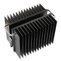 Fairview SA3N1000-40 40 dB Fixed Attenuator N Male To N Female Directional Up To 2.5 GHz Rated To 1000 Watts With Black Aluminum Heatsink Body