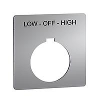 Square D 9001KN165BP Legend PSH BTTN LEGEND PLATE 30MM, ປະເພດ K