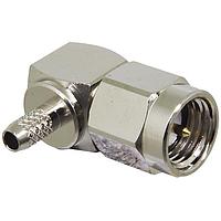 Linx Technologies - TE Connectivity CONSMA012 ຕູ້ຕໍ່ SMA Mal R Angle Cbl End Crimp-RG-174 Cbl