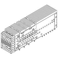Amphenol Commercial Products UE36-E16200-32BA1 QSFP-DD QSFP DD ກະຕ່າງ 2X1 ມີຫົວລະບົບ HS fin pin h=4.2mm