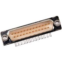 Molex / FCT 173109-0646 ຕົວເຊື່ອມ D-Sub - ຄວາມໜາແຮງມາດຕະຖານ FCT DSUB RA PC PLG 25 PN