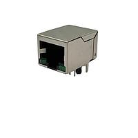 Adam Tech MTJ-88TX1-FSD-LD ປຸ່ມ RJ45 MODULAR JACK, DIP, SIDE ENT