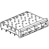 Molex 74728-0415 SFP SFP 1X4 ກະບອງກົດດັນພັດຕິດ