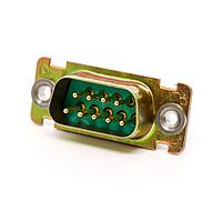 Cinch DEMR9P ປລັກ DSUB 9M SOD R G30 ZINC