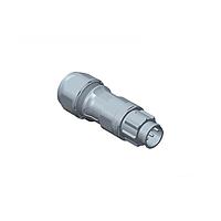 Amphenol LTW BB-04BMMB-QL8SPP Standard Circular Connector X-Lok, Standard Size, Plastic, 10A, 04 pins, Male Connector, Male Contact, Straight, Push Lock, Screw-in, Field Installable, F5.0 - F6.0mm, IP68