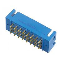 Amphenol Positronic PLC24F3200C2/AA Connectors Power Connector - 3 Row, 24 size 16 contacts, Socket (Female), Straight Solder, [0.76u] gold over nickel,  tin-lead solder coated termination