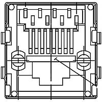 Pulse Electronics E5288-R10B45-L ຕ່າງຫຼັກການເຊື່ອມຕໍ່ / ຕ່າງຫຼັກການເຊື່ອມຕໍ່ Ethernet CONN,RJ45,TOP ENTRY 8P8C B NPB