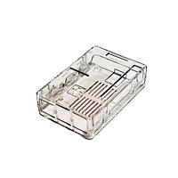 Bud Industries PS-11595-C ກ້ອງປົກກັນ Raspberry Pi ມີການຕັດເພີ່ມເຕີມ ທີ່ຊັດເຈນ (1 X 2.4 X 3.6 ນິ້ວ)