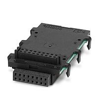 PHOENIX CONTACT 2896458 ຕູ້ເຊື່ອມຕໍ່ DIN Rail HBUS 53.6-16P-1S BK