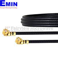 Fairview FMCA1053 UMCX 2.5 Plug to UMCX 2.5 Plug Cable 1.37mm Coax and RoHS Compliant