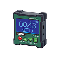 INSIZE 2199-1 Dual Axis Digital Level ແລະ Gyro Angle Meter (4x90°, ±40°; 360°)