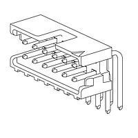 3M Electronic Solutions Division 159108-5012 ຫົວກາງ 8P R/A HEADER THRU-HOLE, Au
