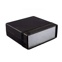 Hammond Manufacturing 1598ASGY ເຄື່ອງມື ABS ມີຂ້າຍອາລູມິເນຍ 6.18x3.7x1.42" ສີເຫຼືອງ