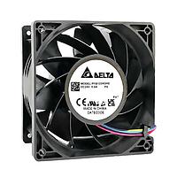 Delta Electronics, Inc. PFB1224GHEP0 ພັນດັບ DC Axial, 120x120x38mm, 24VDC, 4x ສາຍນໍາ, Tach/PWM, ຊຸດອຸດສາຫະກຳ