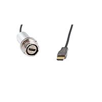 Amphenol Socapex OAHDMIFTV6AG0075 HDMI ສາຍ AOC HDMI ປລັກ 7.5m, Cadmium