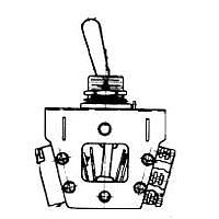Honeywell 22AT2-T ສະຫນັບສະຫນູນ Toggle Switches Toggle SW 8PDT 2POS SOLD T type Term