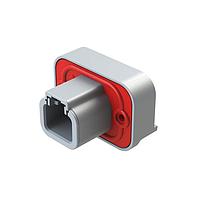 Amphenol SINE Systems ATP13-2P-BM02GRY 2-ທາງ 2ຕໍ່ 90ອົງສາ PCB Flng Mnt Rcpt ທອງ potted