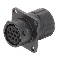Amphenol SINE Systems RTS012N10SHEC03 ຕົວເຊື່ອມ RCP SQ FL 10POS SZ 12 SCKT SEAL