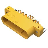 Amphenol Positronic GFSH109M4B ຕົວເຊື່ອມຕໍ່ພວມຄວາມໜາດຜົນລວມພະລັງງານ, 10 ຂະໜາດ 16 ແລະ 9 ຂະໜາດ 22 ຕິດຕໍ່, ພິນ (ຜູ້ຊາຍ), ມຸມຂວາ ບົດບາດດ້ວຍການບຸນ