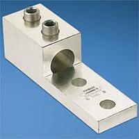 Panduit LAMLB800-12-3Y ອຸປະກອນອາລູມິນິມກະທົບເຄື່ອງຈັກ, ຮູບແບບ 2 ຮູ, 1 ບາເຣ້