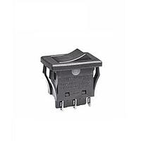 NKK Switches JWMW22RAA ສະລັບສະລອງ Rocker DPDT TV5 RTD BLK CAP&BODY PANEL SEAL